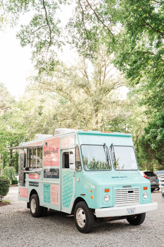 ice cream truck for wedding dessert
