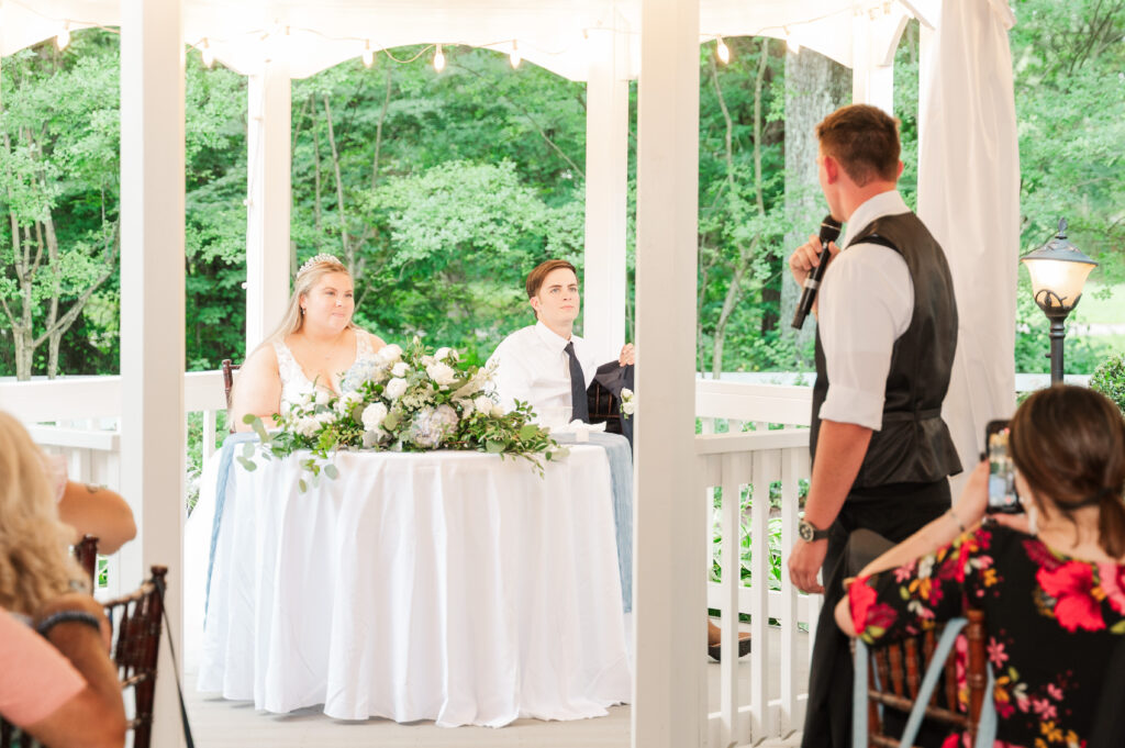 toasts to bride and groom