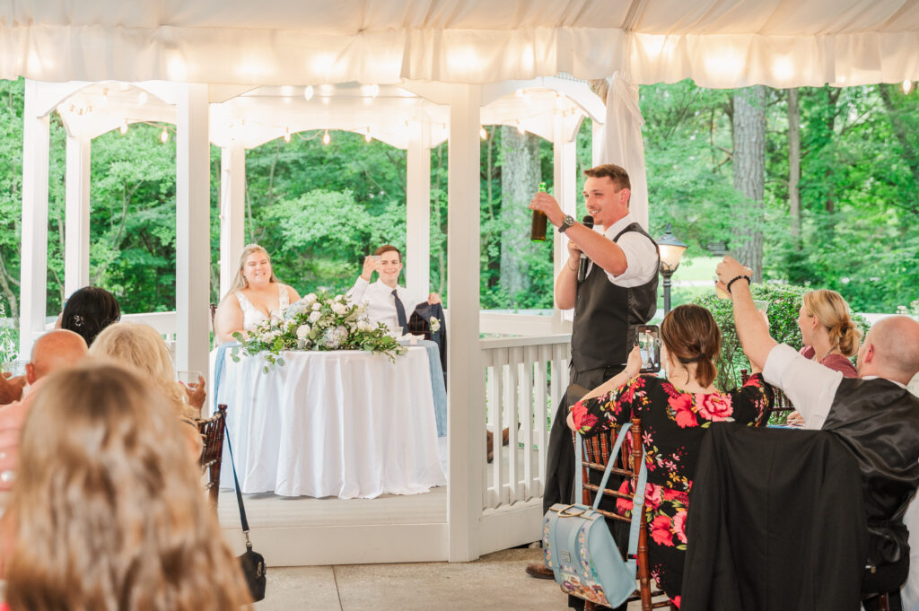 toasts to bride and groom
