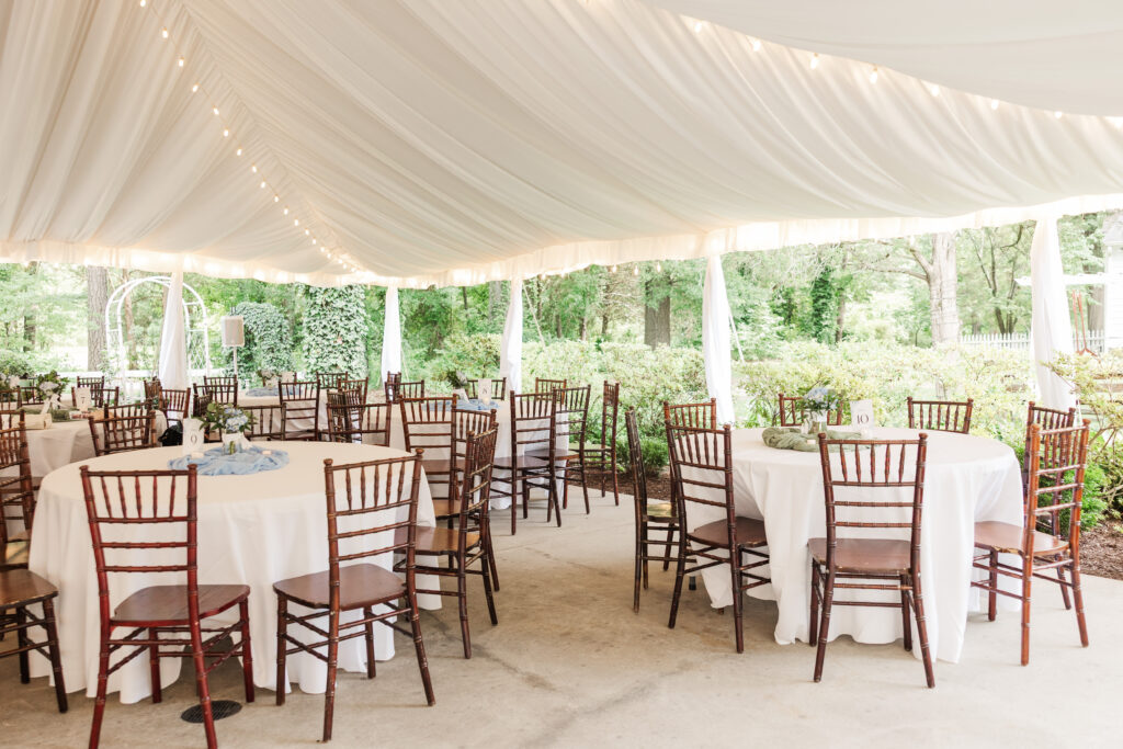 reception details Virginia Cliffe Inn