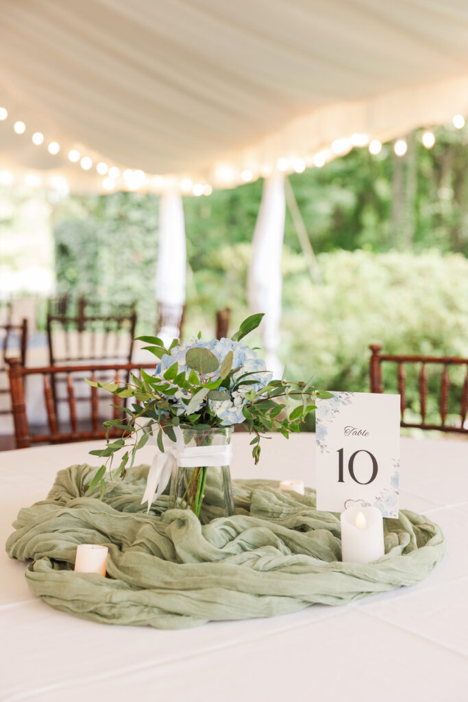 reception details Virginia Cliffe Inn