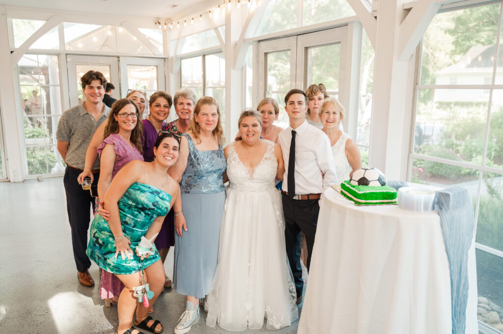 surprise cake for the bride for winning state soccer championship