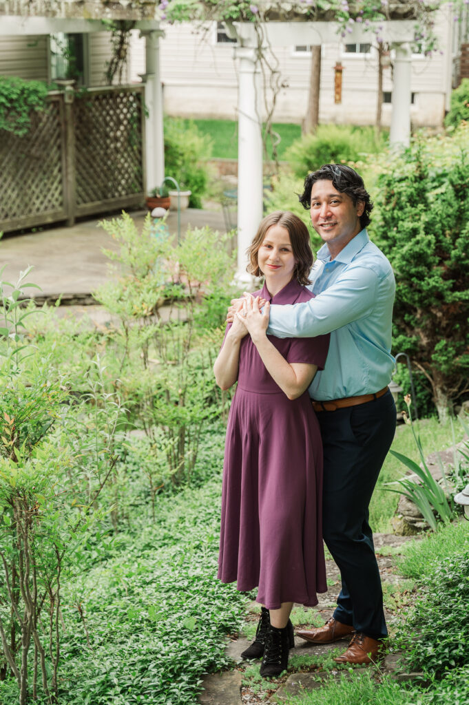engaged couple