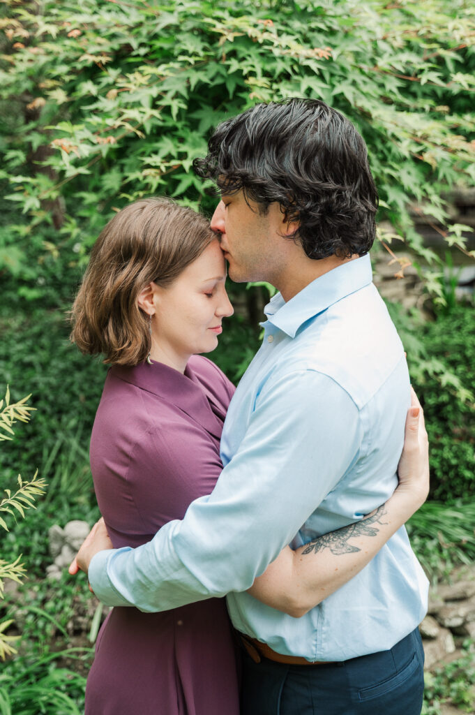 engaged couple