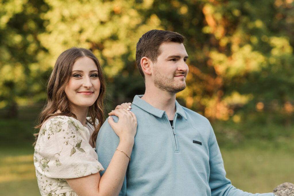 engagement session at Humpback Rocks Visitor Center