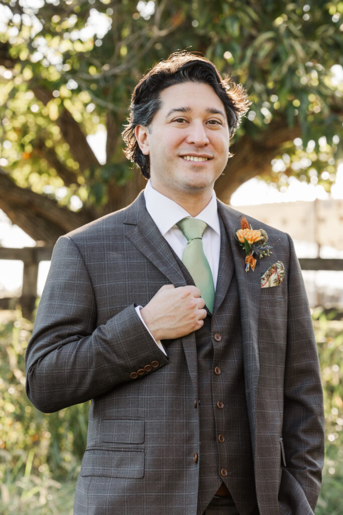 groom's portrait