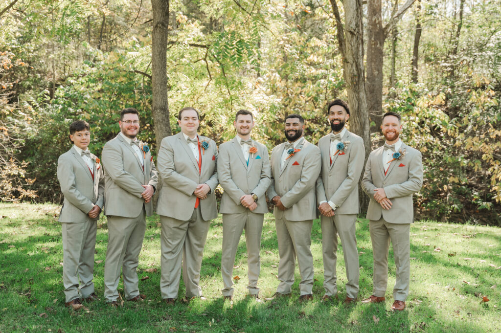 groom and groomsmen