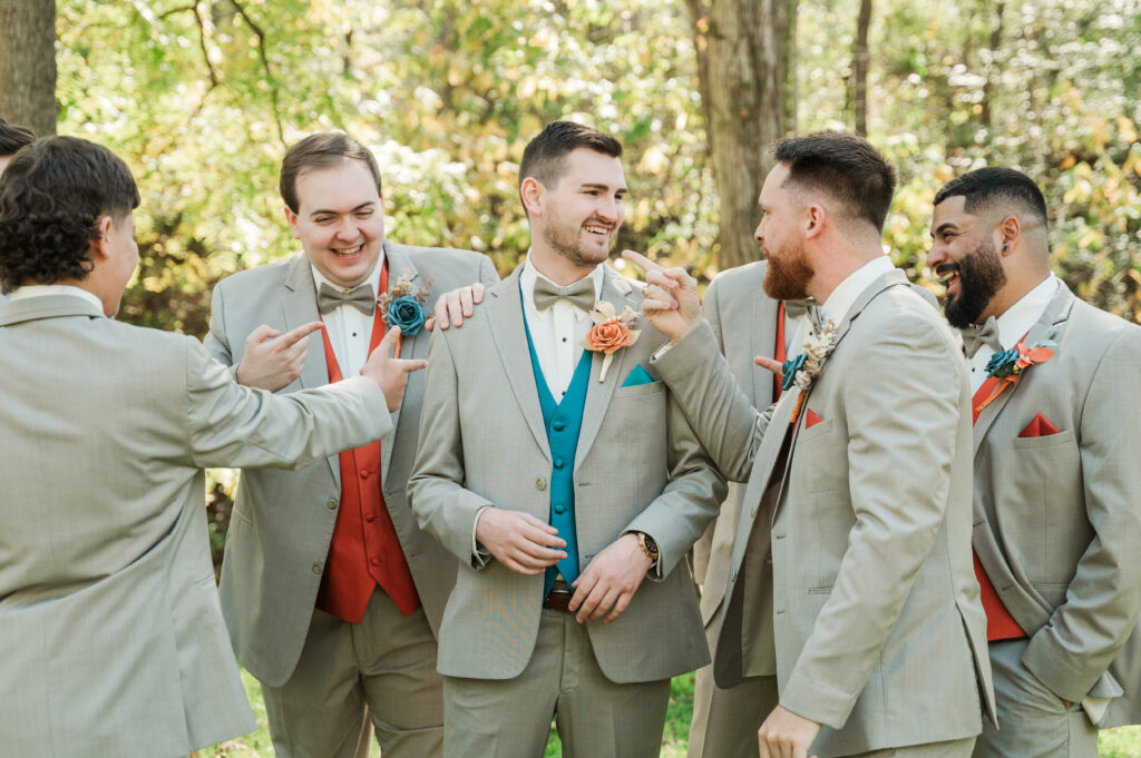 groom with groomsmen