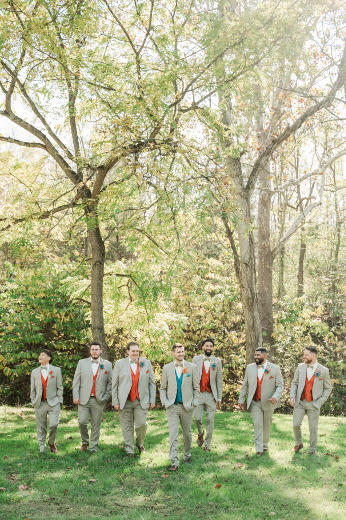 groom with groomsmen