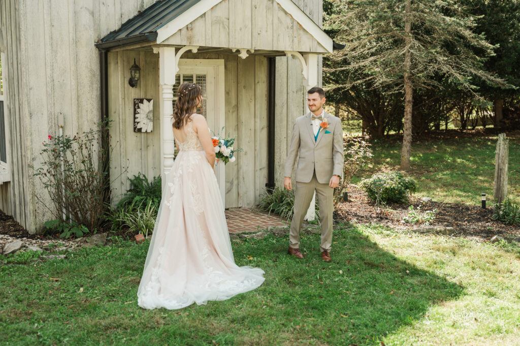 Emotional first look between McKenzi and Devin.