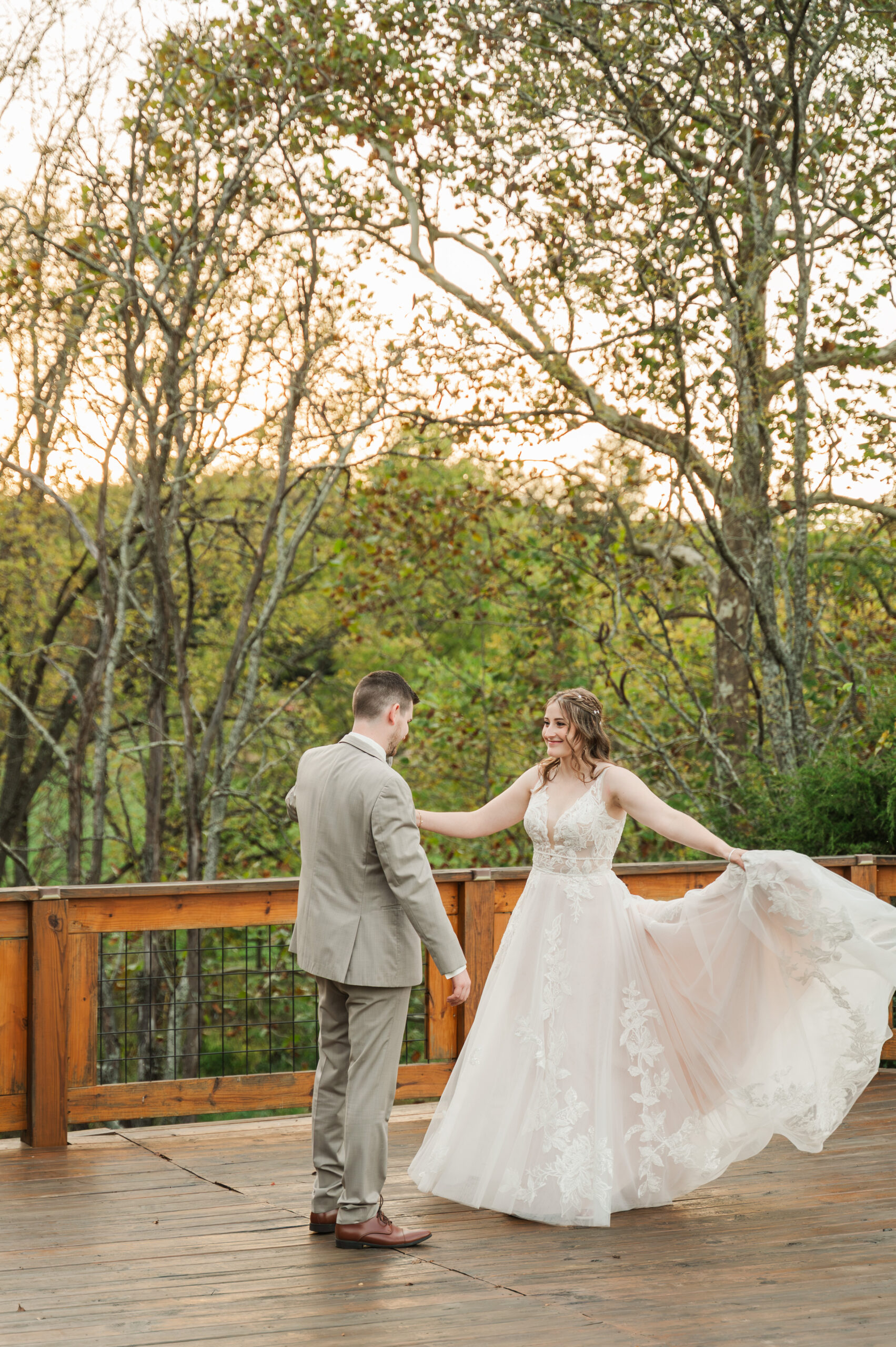 bride and groom portrait