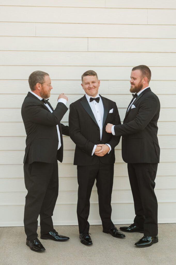 groom with groomsmen