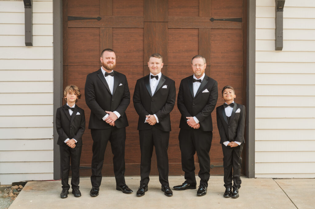 groom with groomsmen