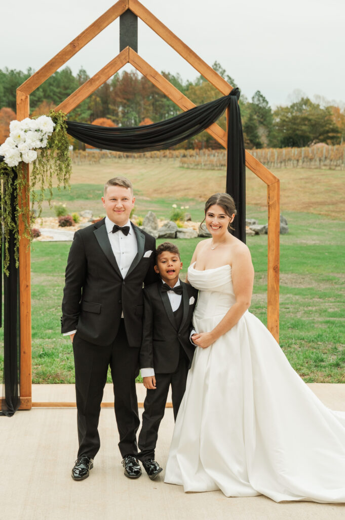 bride and groom portraits