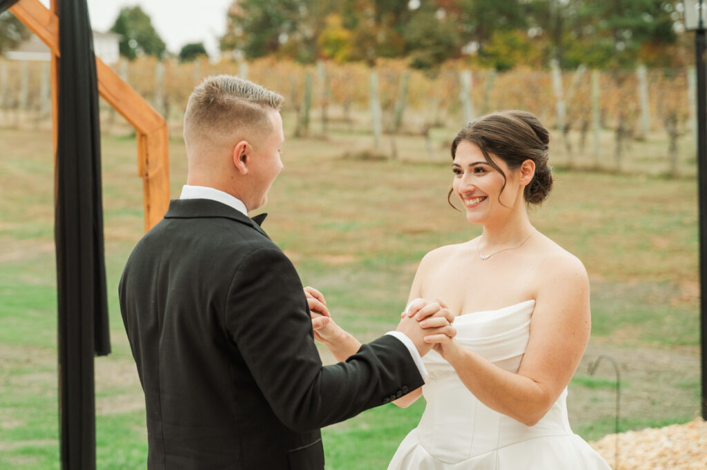 bride and groom portraits