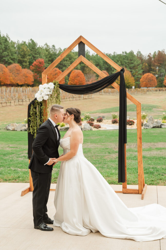 bride and groom portraits