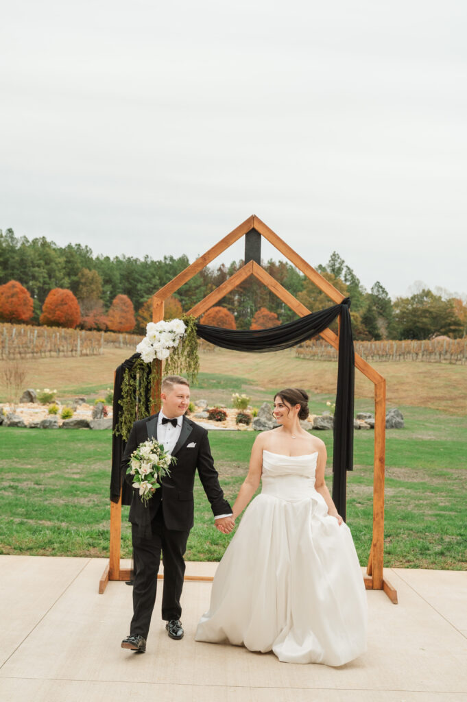 bride and groom portraits