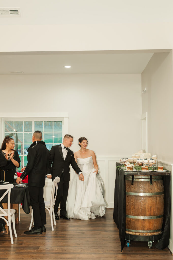 bride and groom entrance