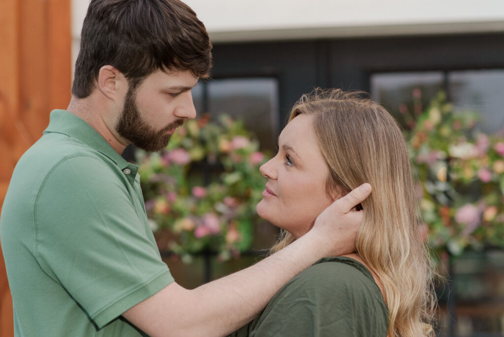 christian couple newly married photography session