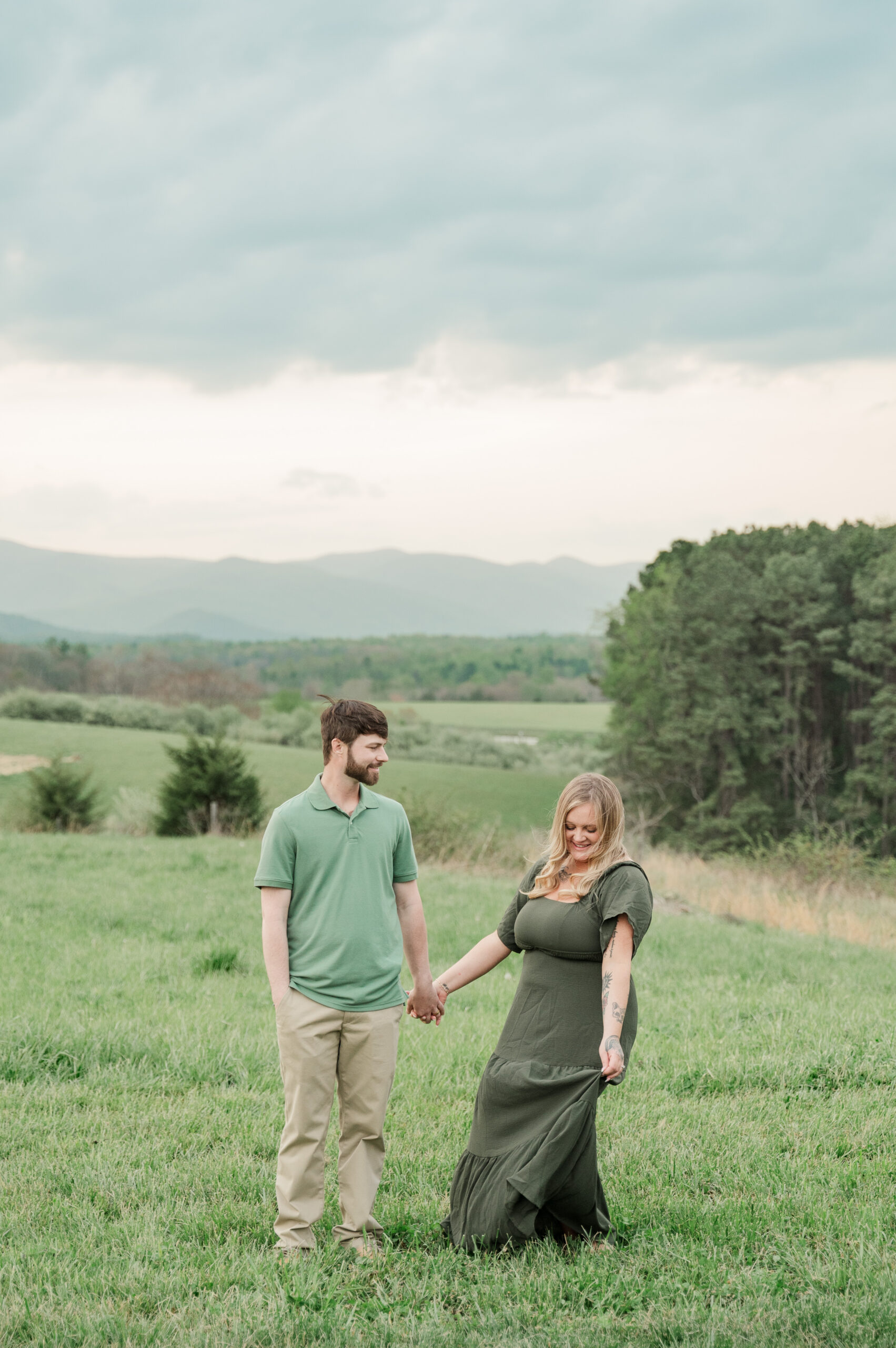 christian couple newly married photography session