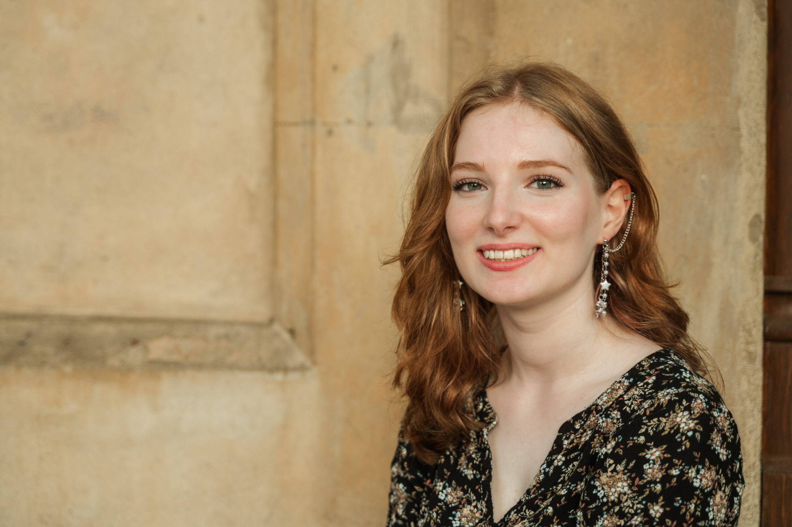 Headshot of Raichyl during senior session, Charlottesville, Va