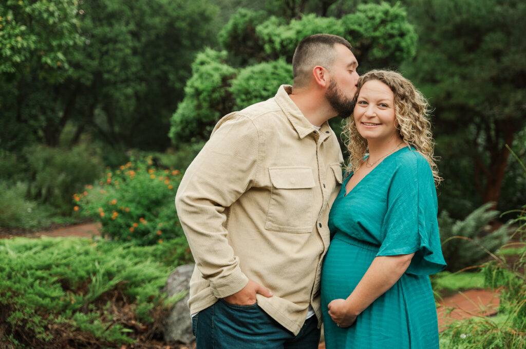 Kayla and Jordan during their September maternity session at Tanglewood Park.