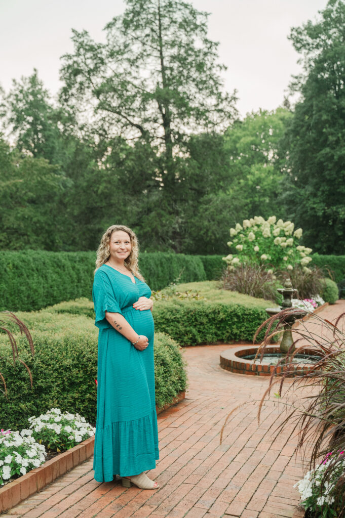 portrait of Kayla during maternity session