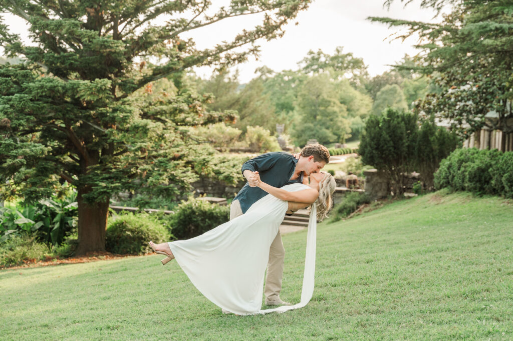 Ian dipping Jordan with beautiful background