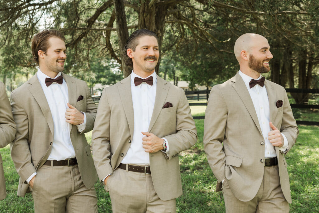 groom with groomsmen