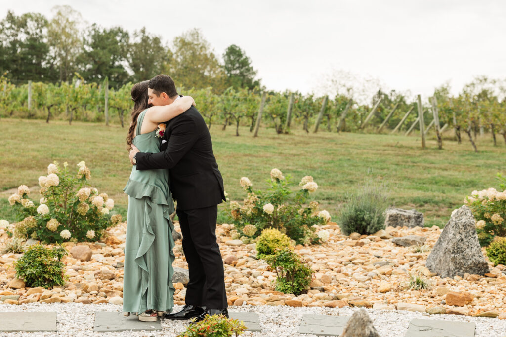 groom with sister