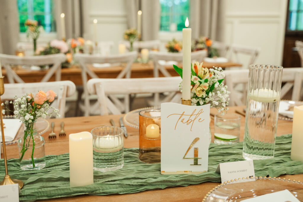wedding reception details