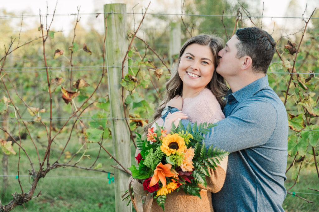 engagement session winery Scottsville Virginia
