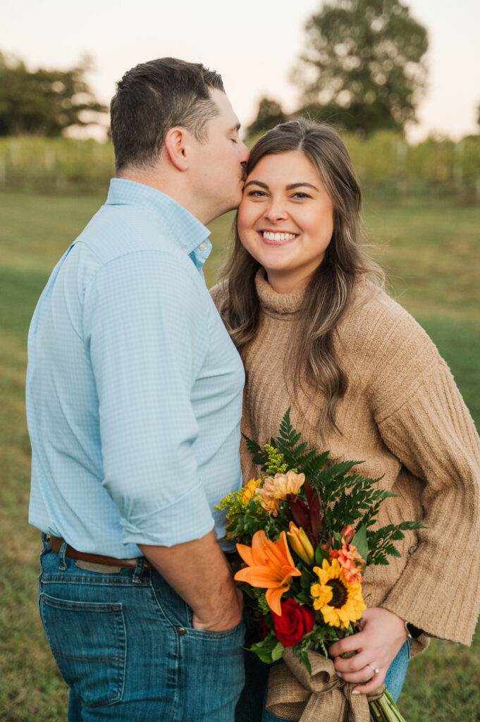 engagement session winery Scottsville Virginia
