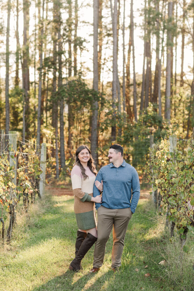 engagement session winery Scottsville Virginia